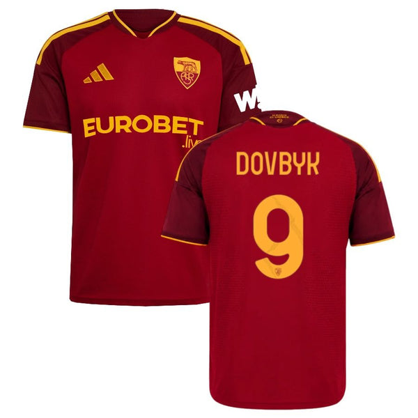 Maillot AS Roma Dovbyk 2026 2027 Pas Cher Maillot Homme - 90+3 - Maillot de Foot Pas Cher