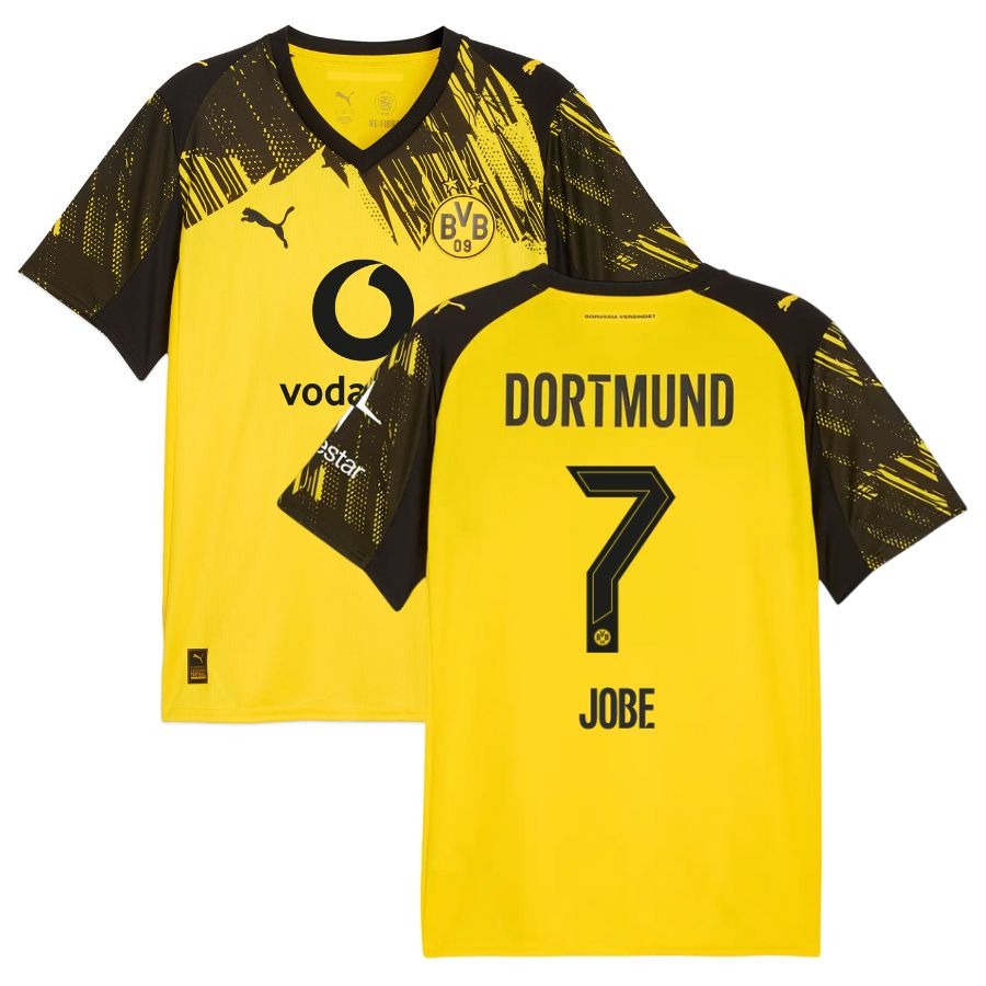 Maillot BVB Dortmund Jobe 2026 2027 Pas Cher Maillot Homme - 90+3 - Maillot de Foot Pas Cher