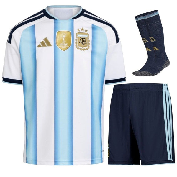 Maillot Argentine 3 étoiles 2026 2027 Pas Cher Maillot Kit Enfant - 90+3 - Maillot de Foot Pas Cher