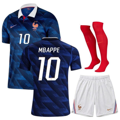 Kit Enfant France Mbappe 2026 2027 Pas Cher - 90+3 | Maillot de Foot Enfant Pas Cher 2026 2027