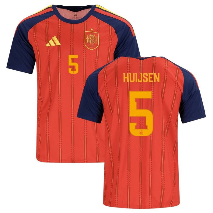 Maillot Espagne Huijsen Domicile Homme 2026 2027 Pas Cher - 90+3 | Maillot de Foot Pas Cher 2026 2027