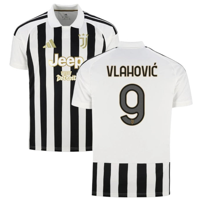 Maillot Juventus Vlahovic Domicile Homme 2026 2027 Pas Cher - 90+3 | Maillot de Foot Pas Cher 2026 2027