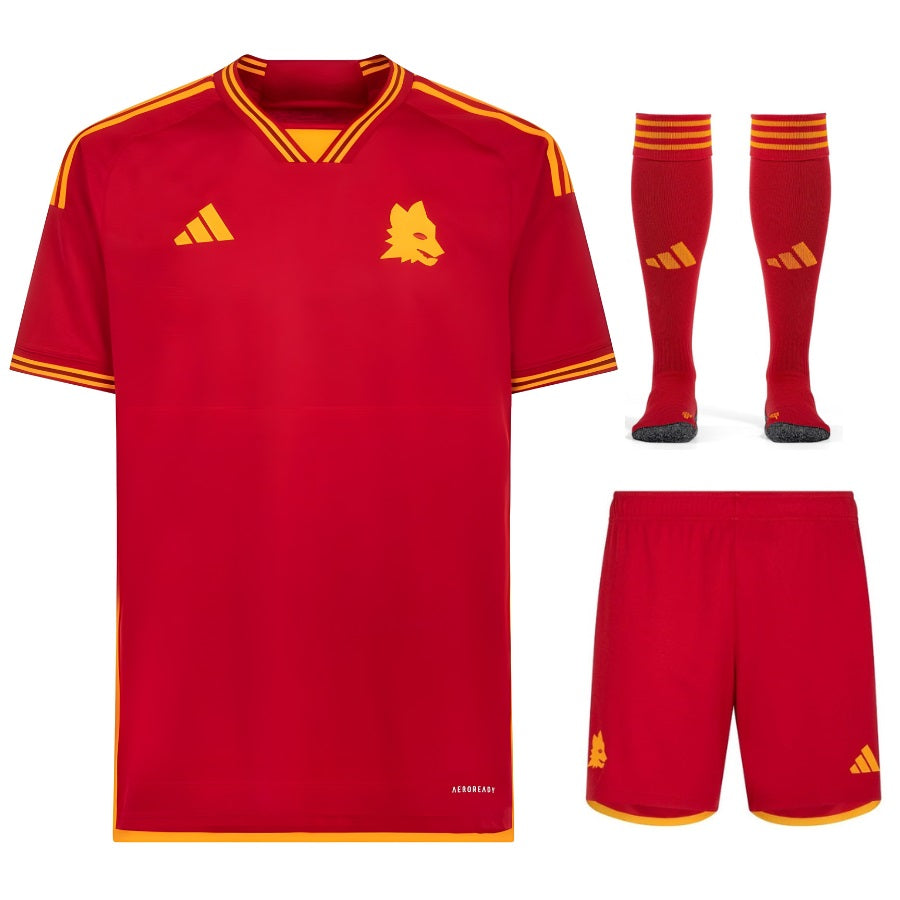 Maillot AS Roma 2026 2027 Pas Cher Maillot Kit Enfant - 90+3 - Maillot de Foot Pas Cher