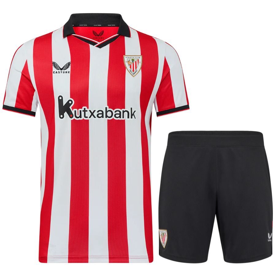 Maillot Atletico Bilbao 2026 2027 Pas Cher Maillot Kit Enfant - 90+3 - Maillot de Foot Pas Cher