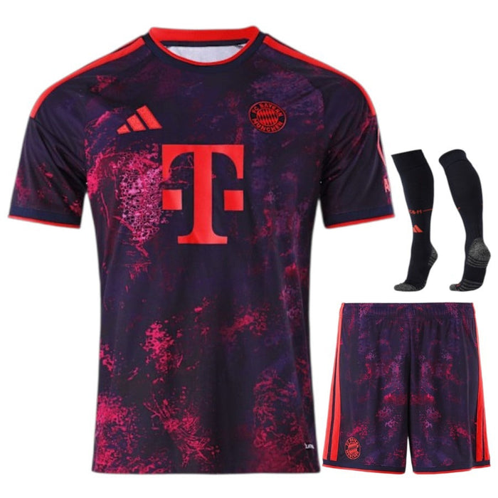 Kit Enfant Bayern Munich 2026 2027 Pas Cher - 90+3 | Maillot de Foot Enfant Pas Cher 2026 2027