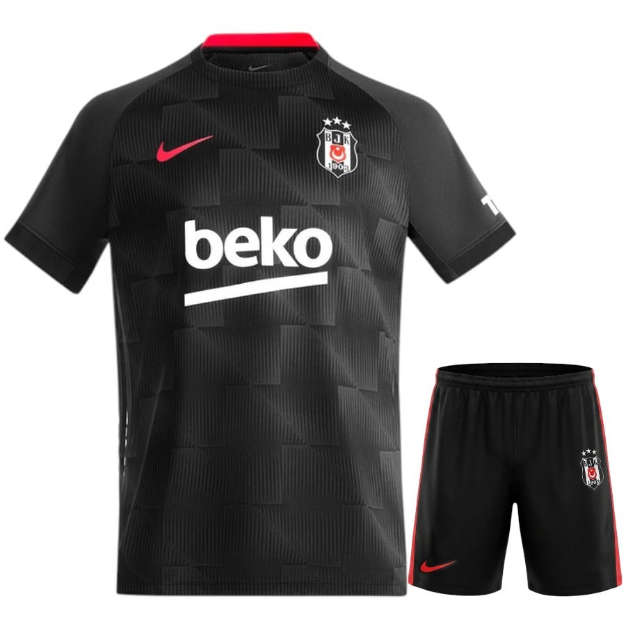 Maillot Besiktas 2026 2027 Pas Cher Maillot Kit Enfant - 90+3 - Maillot de Foot Pas Cher