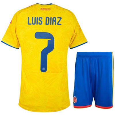 Kit Enfant Colombie Luis Diaz 2026 2027 Pas Cher - 90+3 | Maillot de Foot Enfant Pas Cher 2026 2027