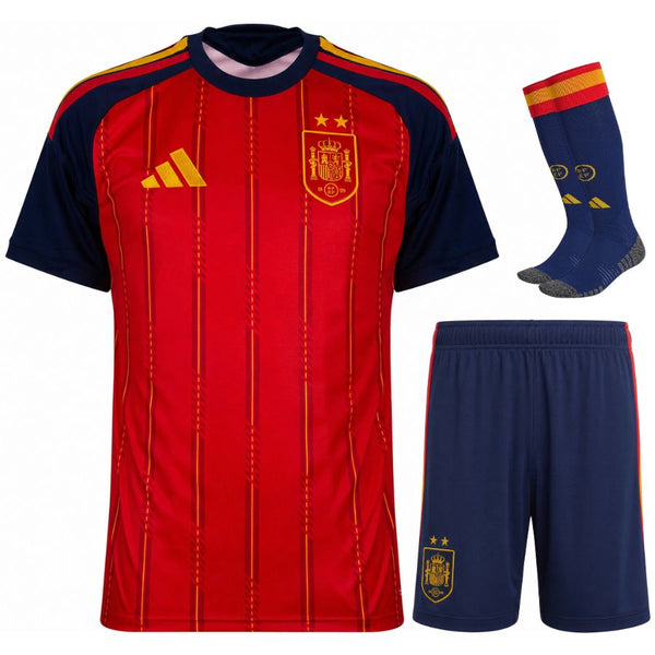 Maillot Espagne 2026 2027 Pas Cher Maillot Kit Enfant - 90+3 - Maillot de Foot Pas Cher