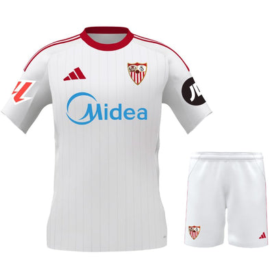 Kit Enfant FC Seville 2026 2027 Pas Cher - 90+3 | Maillot de Foot Enfant Pas Cher 2026 2027