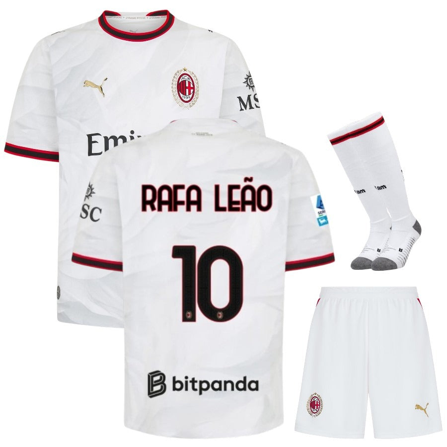 Maillot Milan AC Rafael Leao 2026 2027 Pas Cher Maillot Kit Enfant - 90+3 - Maillot de Foot Pas Cher