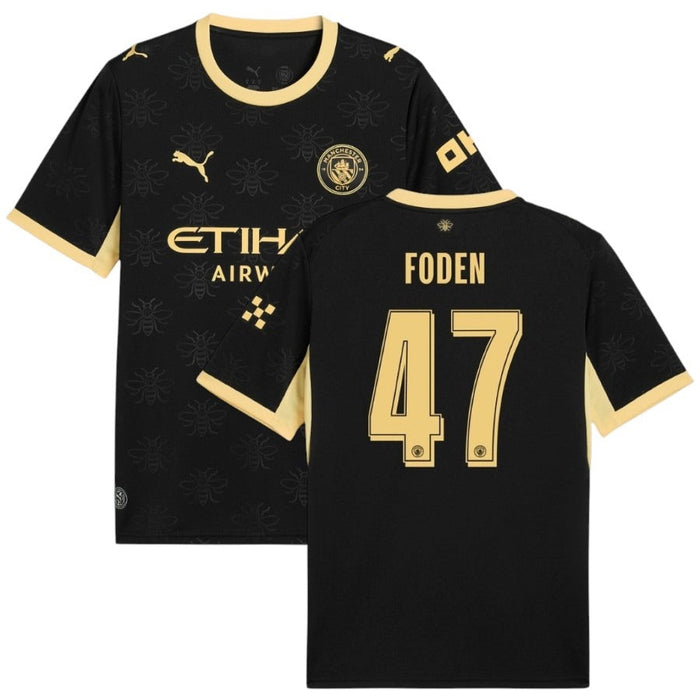 Maillot Manchester City Foden Extérieur Homme 2026 2027 Pas Cher - 90+3 | Maillot de Foot Pas Cher 2026 2027