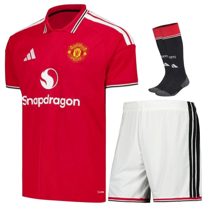 Kit Enfant Manchester United 2026 2027 Pas Cher - 90+3 | Maillot de Foot Enfant Pas Cher 2026 2027