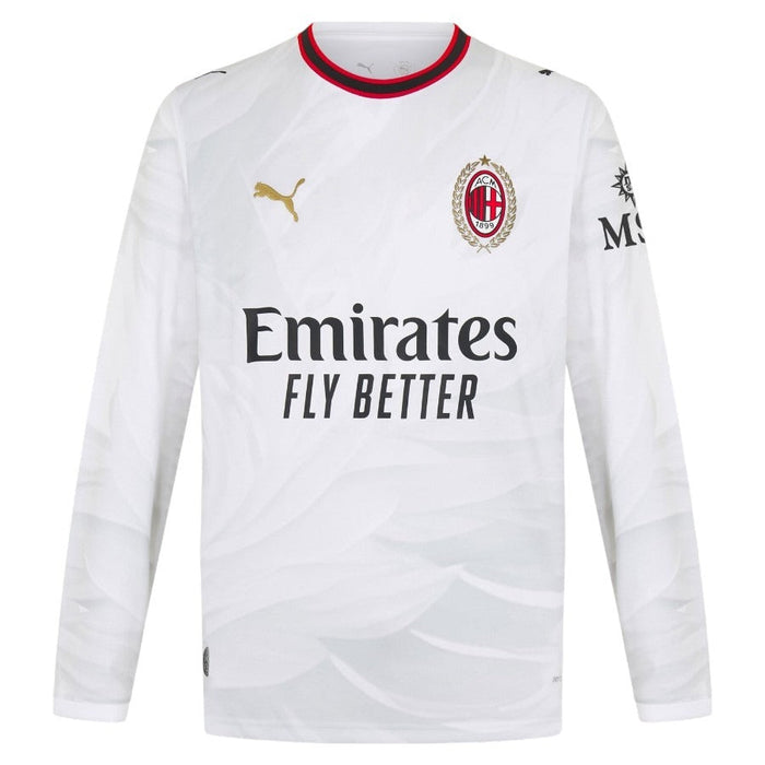 Maillot AC Milan Manches Longues Homme 2026 2027 Pas Cher - 90+3 | Maillot Foot Manches Longues Pas Cher