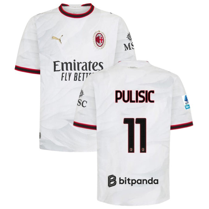 Maillot Milan AC Pulisic Extérieur Homme 2026 2027 Pas Cher - 90+3 | Maillot de Foot Pas Cher 2026 2027