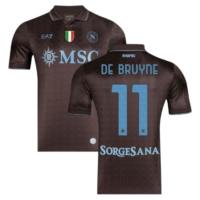 Maillot Naples De Bruyne Third Homme 2026 2027 Pas Cher - 90+3 | Maillot de Foot Pas Cher