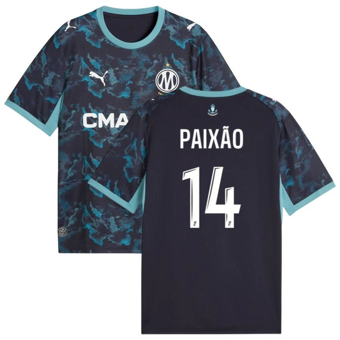 Maillot Marseille OM Paixao Extérieur Homme 2026 2027 Pas Cher - 90+3 | Maillot de Foot Pas Cher 2026 2027