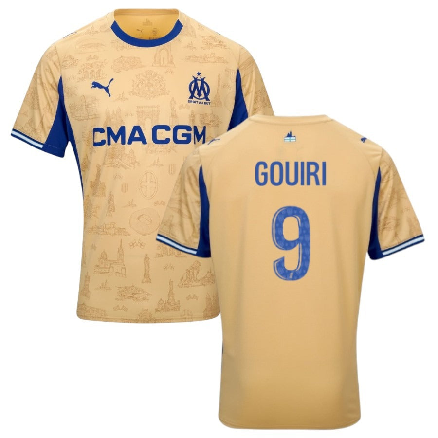 Maillot Marseille 2026 2027 Pas Cher Maillot Homme - 90+3 - Maillot de Foot Pas Cher