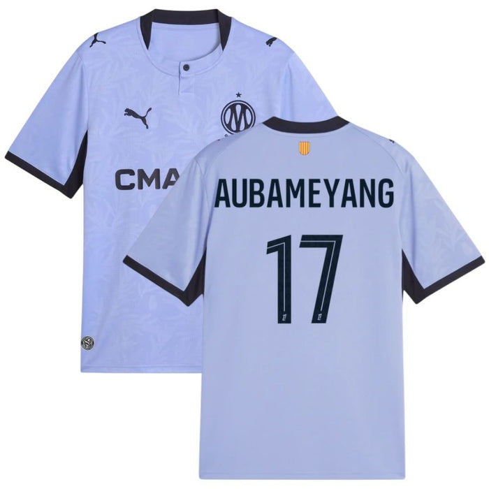 Maillot Marseille OM Aubameyang Third Homme 2026 2027 Pas Cher - 90+3 | Maillot de Foot Pas Cher