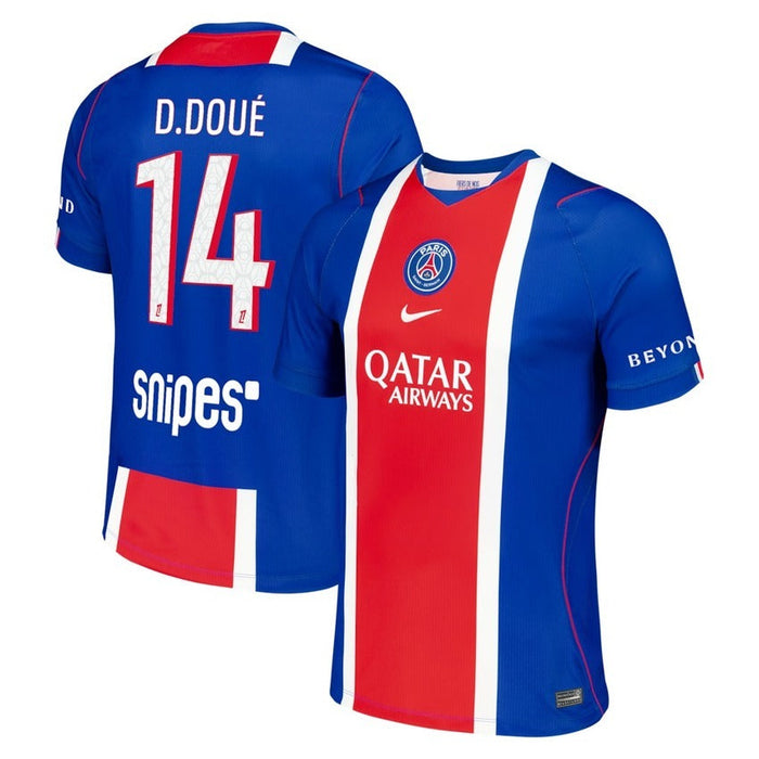 Maillot PSG Doue Domicile Homme 2026 2027 Pas Cher - 90+3 | Maillot de Foot Pas Cher 2026 2027