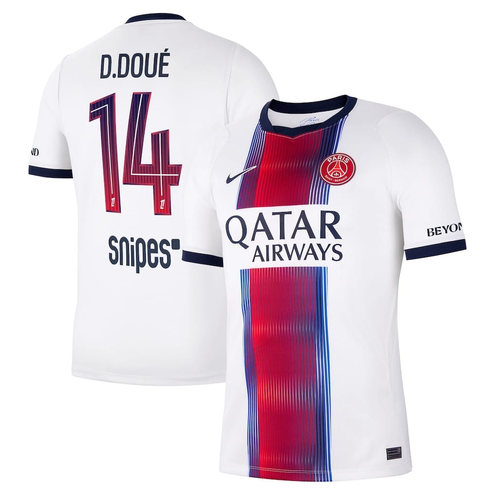 Maillot PSG Doue 2026 2027 Pas Cher Maillot Homme - 90+3 - Maillot de Foot Pas Cher