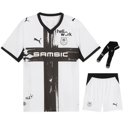 Kit Enfant Rennes 2026 2027 Pas Cher - 90+3 | Maillot de Foot Enfant Pas Cher 2026 2027