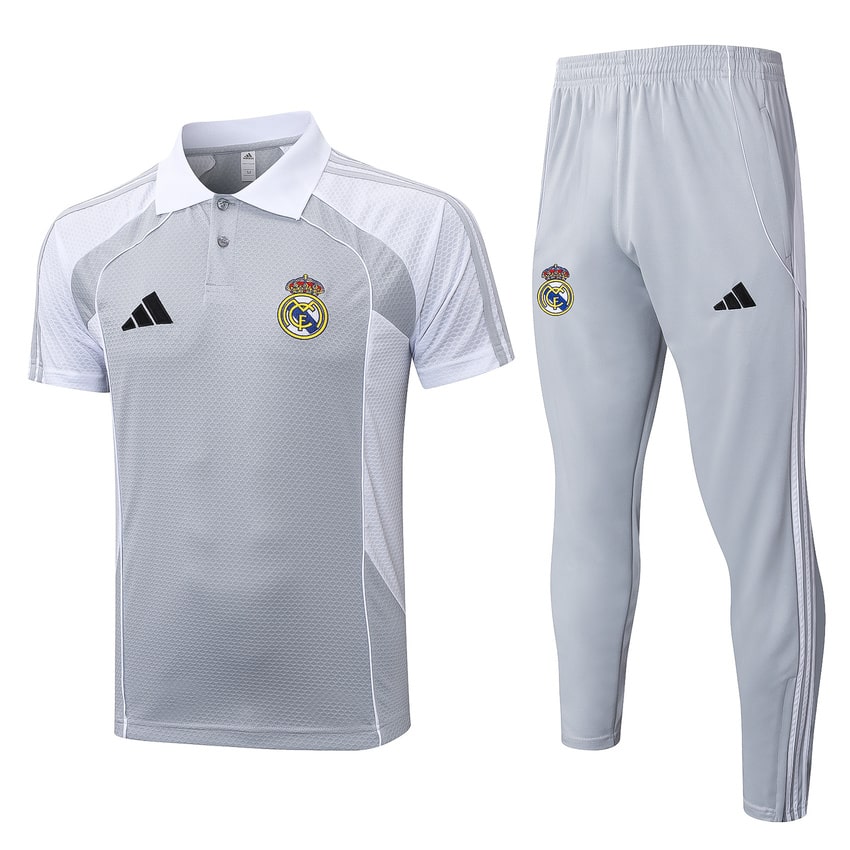 Maillot Real 2026 2027 Pas Cher Polo Survêtement - 90+3 - Maillot de Foot Pas Cher