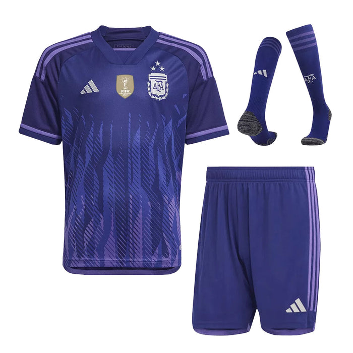Kit Enfant Argentine 3 étoiles 2026 2027 Pas Cher - 90+3 | Maillot de Foot Enfant Pas Cher 2026 2027