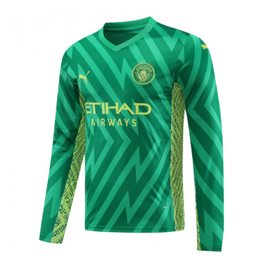 Maillot Gardien Manchester City 2026 2027 Pas Cher Maillot Manche Longue - 90+3 - Maillot de Foot Pas Cher