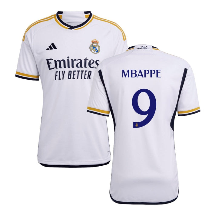 Maillot Real Madrid Mbappe Domicile Homme 2026 2027 Pas Cher - 90+3 | Maillot de Foot Pas Cher 2026 2027