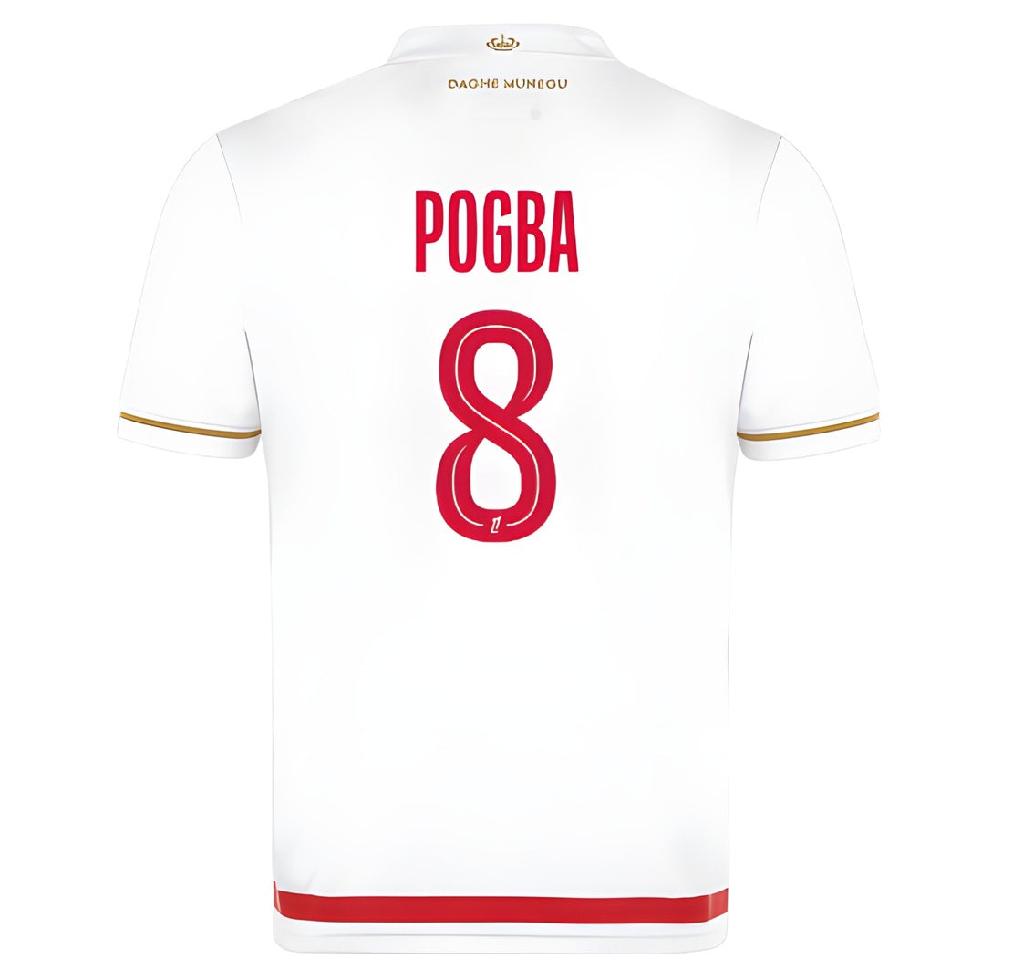 Maillot Pogba AS Monaco 2026 2027 Pas Cher Maillot Homme - 90+3 - Maillot de Foot Pas Cher