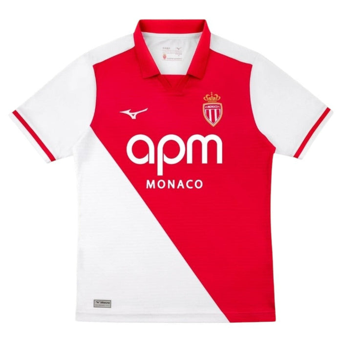 Maillot AS Monaco Domicile Homme 2026 2027 Pas Cher - 90+3 | Maillot de Foot Pas Cher 2026 2027