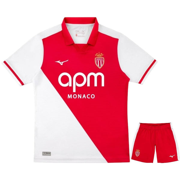 Maillot AS Monaco 2026 2027 Pas Cher Maillot Kit Enfant - 90+3 - Maillot de Foot Pas Cher
