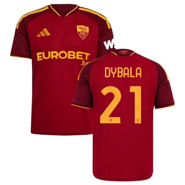 Maillot AS Roma Dybala 2026 2027 Pas Cher Maillot Homme - 90+3 - Maillot de Foot Pas Cher