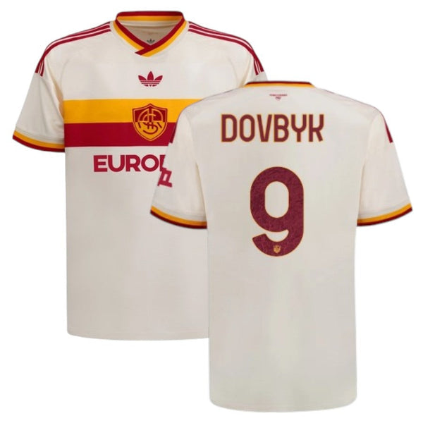 Maillot AS Roma Dovbyk 2026 2027 Pas Cher Maillot Homme - 90+3 - Maillot de Foot Pas Cher