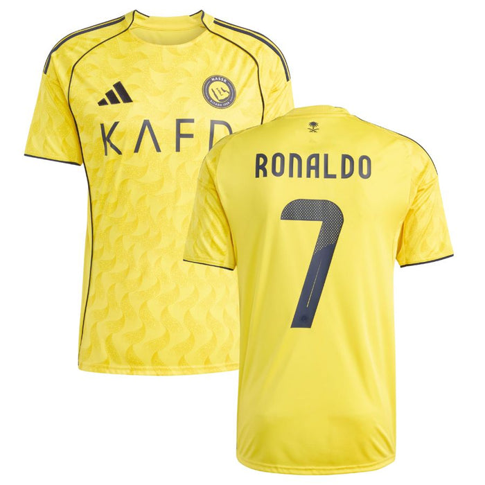 Maillot Ronaldo Al Nassr Domicile Homme 2026 2027 Pas Cher - 90+3 | Maillot de Foot Pas Cher 2026 2027