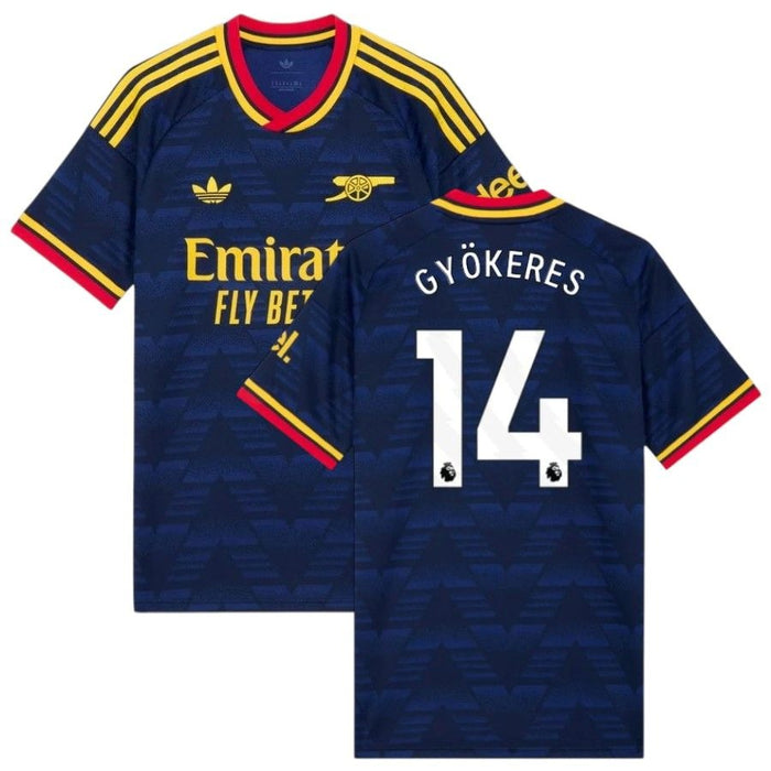 Maillot Arsenal Gyokeres Extérieur Homme 2026 2027 Pas Cher - 90+3 | Maillot de Foot Pas Cher 2026 2027