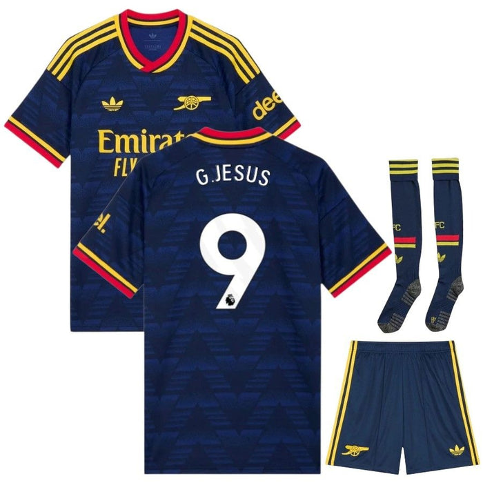 Kit Enfant Arsenal G.Jesus 2026 2027 Pas Cher - 90+3 | Maillot de Foot Enfant Pas Cher 2026 2027