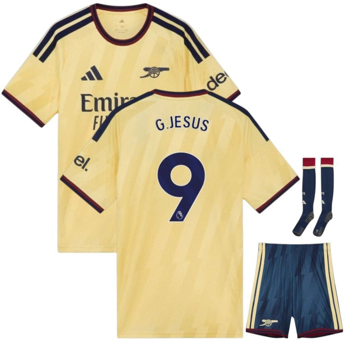 Kit Enfant Arsenal G.Jesus 2026 2027 Pas Cher - 90+3 | Maillot de Foot Enfant Pas Cher 2026 2027