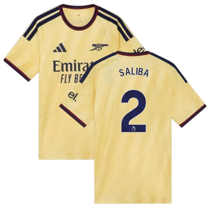 Maillot Arsenal Saliba Third Homme 2026 2027 Pas Cher - 90+3 | Maillot de Foot Pas Cher