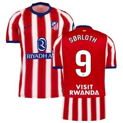 Maillot Atletico Madrid Sorloth Domicile Homme 2026 2027 Pas Cher - 90+3 | Maillot de Foot Pas Cher 2026 2027