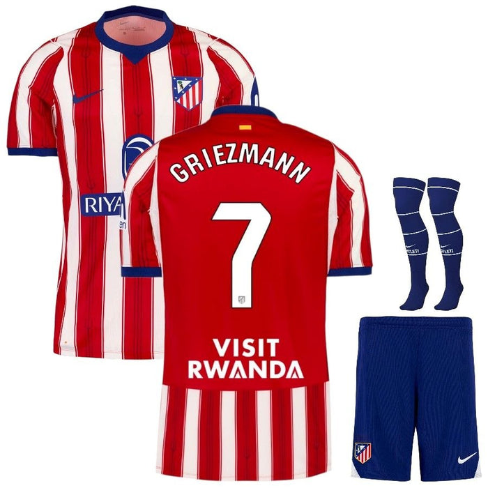 Kit Enfant Atletico Madrid Griezmann 2026 2027 Pas Cher - 90+3 | Maillot de Foot Enfant Pas Cher 2026 2027