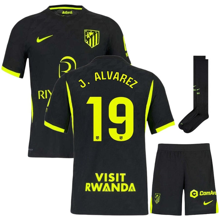 Kit Enfant Atletico Madrid Alvarez 2026 2027 Pas Cher - 90+3 | Maillot de Foot Enfant Pas Cher 2026 2027