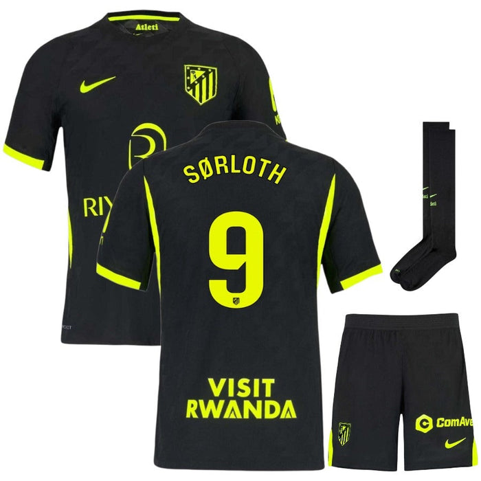 Kit Enfant Atletico Madrid Sorloth 2026 2027 Pas Cher - 90+3 | Maillot de Foot Enfant Pas Cher 2026 2027