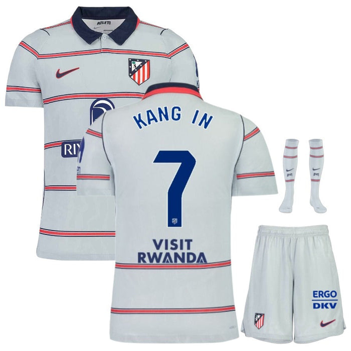 Kit Enfant Atletico Madrid Kang In 2026 2027 Pas Cher - 90+3 | Maillot de Foot Enfant Pas Cher 2026 2027