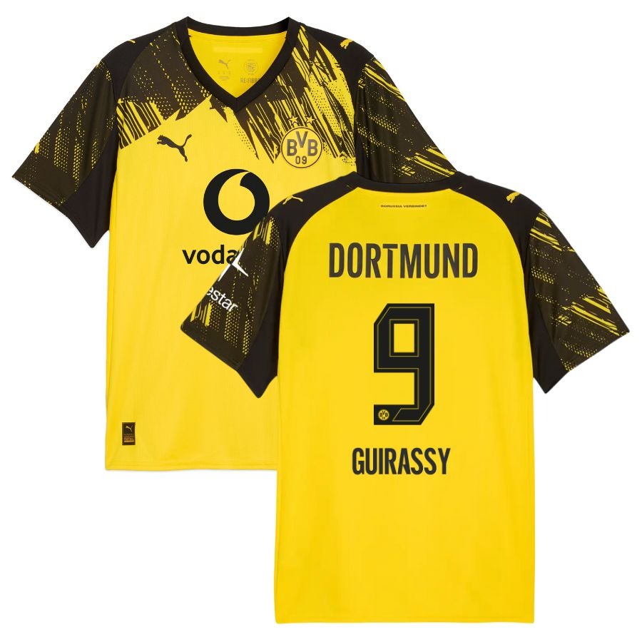 Maillot BVB Dortmund Guirassy 2026 2027 Pas Cher Maillot Homme - 90+3 - Maillot de Foot Pas Cher