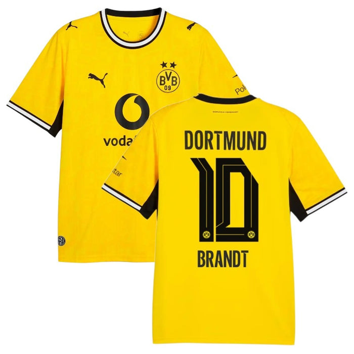 Maillot BVB Dortmund Brandt Domicile Homme 2026 2027 Pas Cher - 90+3 | Maillot de Foot Pas Cher 2026 2027