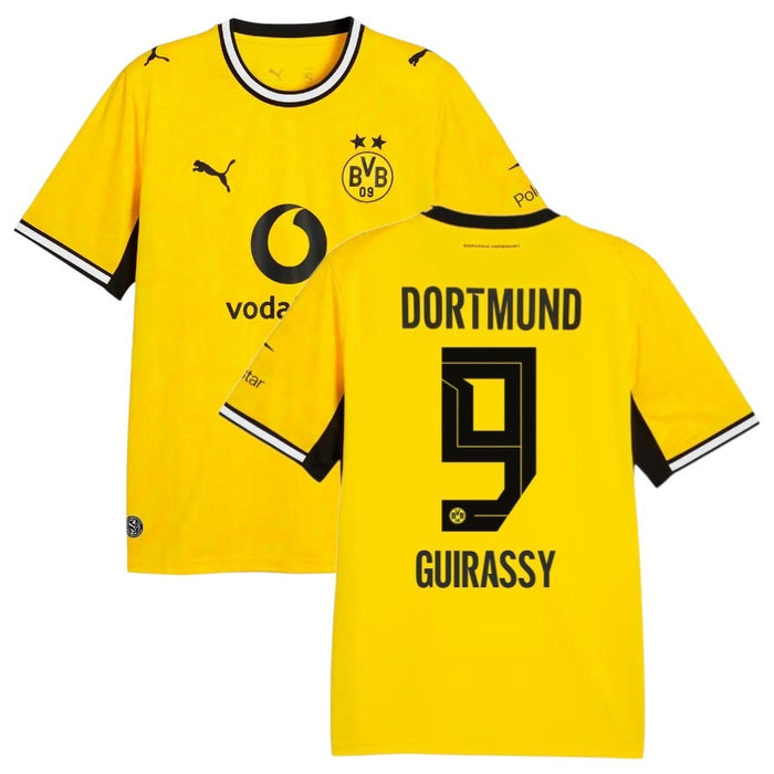 Maillot BVB Dortmund Guirassy Domicile Homme 2026 2027 Pas Cher - 90+3 | Maillot de Foot Pas Cher 2026 2027