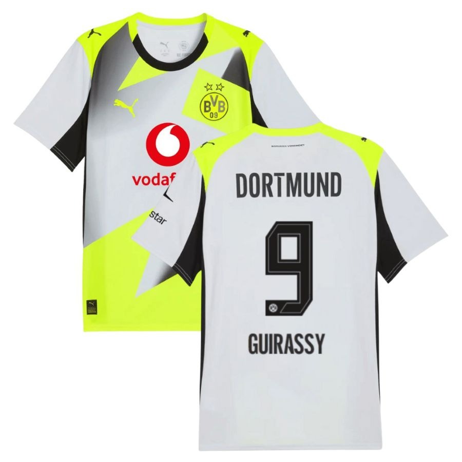 Maillot BVB Dortmund Guirassy 2026 2027 Pas Cher Maillot Homme - 90+3 - Maillot de Foot Pas Cher