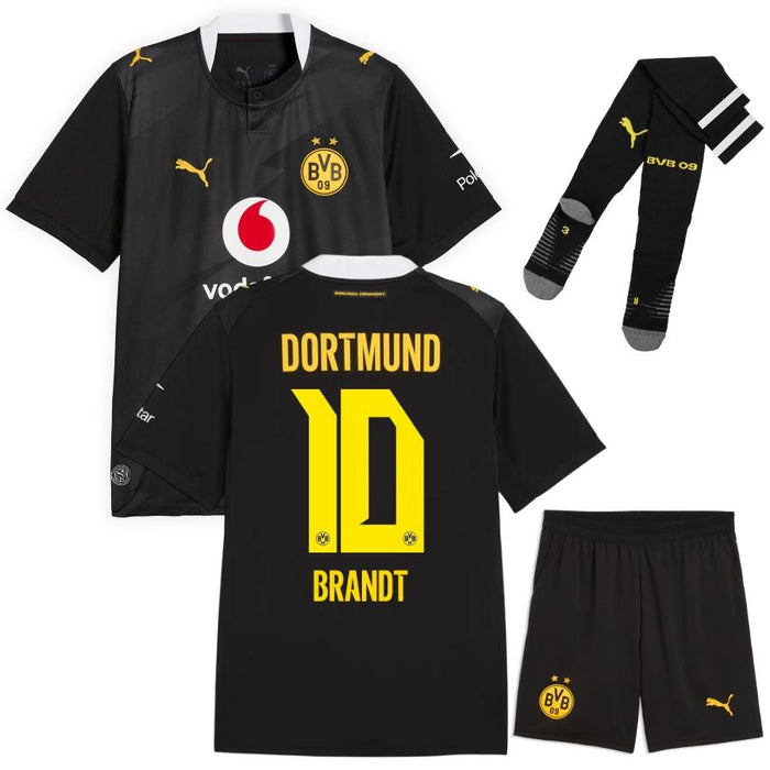 Kit Enfant BVB Dortmund Brandt 2026 2027 Pas Cher - 90+3 | Maillot de Foot Enfant Pas Cher 2026 2027