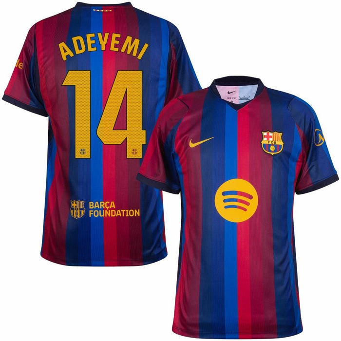 Maillot Barca Adeyemi Domicile Homme 2026 2027 Pas Cher - 90+3 | Maillot de Foot Pas Cher 2026 2027
